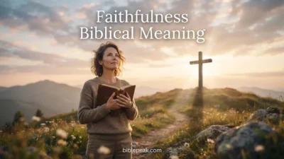 Faithfulness Biblical Meaning