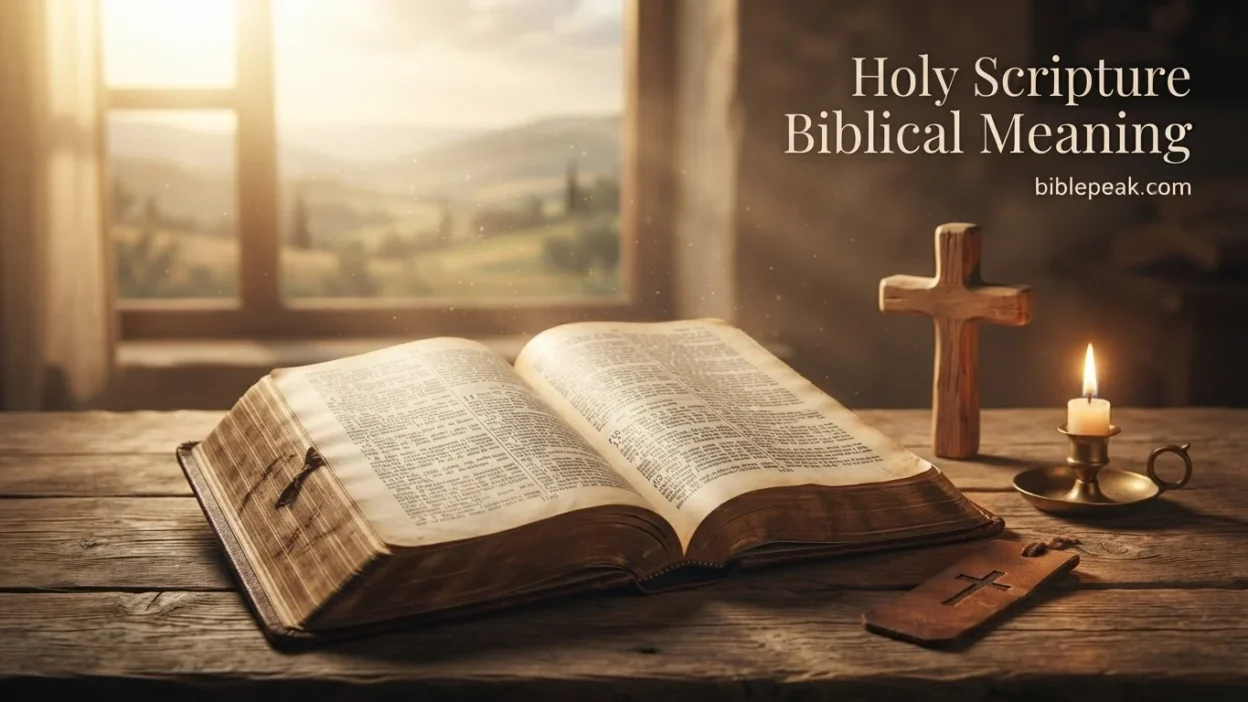 Holy Scripture Biblical Meaning
