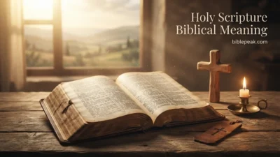 Holy Scripture Biblical Meaning