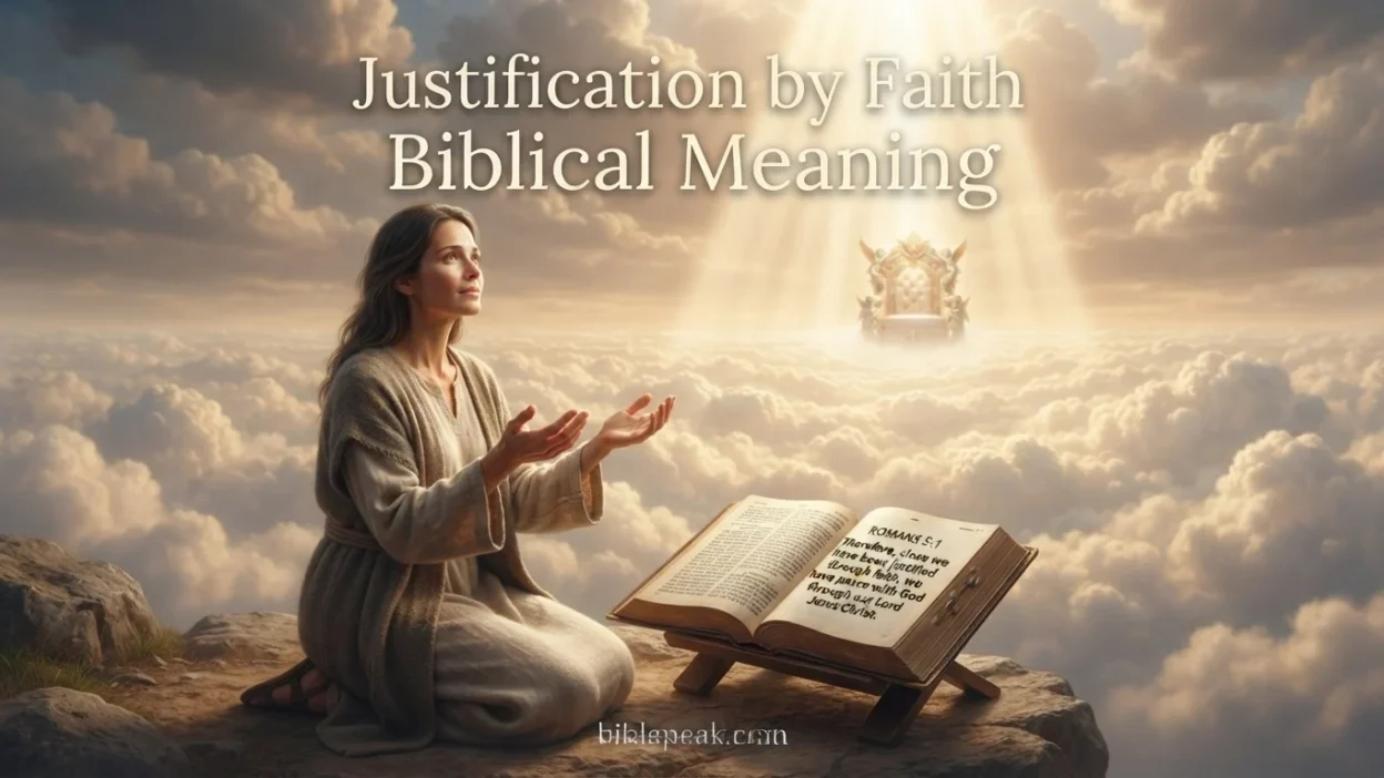Justification by Faith Biblical Meaning