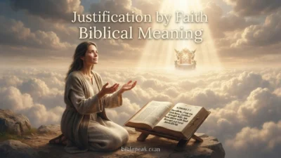 Justification by Faith Biblical Meaning
