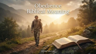Obedience Biblical Meaning