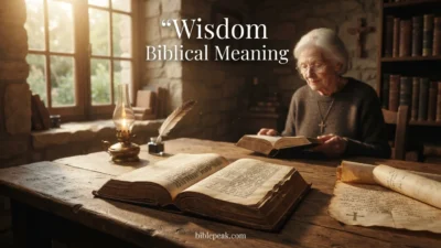 Wisdom Biblical Meaning