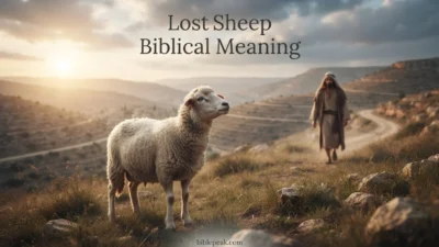 Lost Sheep Biblical Meaning