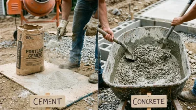 Cement vs Concrete