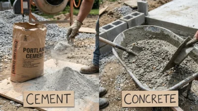 Cement vs Concrete